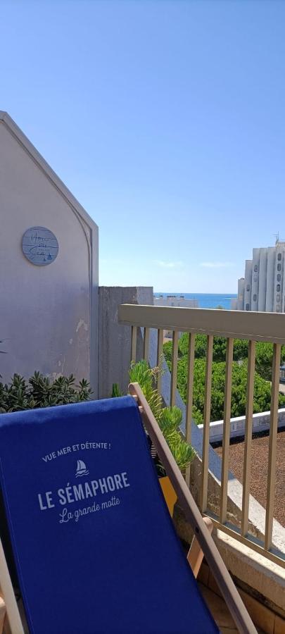 Le Semaphore - Studio Climatise, Grande Terrasse Vue Mer - Parking, Wifi Λα Γκραντ-Μοτ Εξωτερικό φωτογραφία
